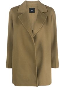 Theory manteau à fermeture décalée - Vert