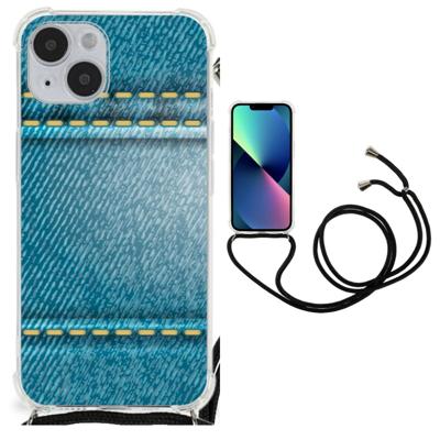 iPhone 14 Plus Anti Shock Bumper Case Jeans iPhone 14 Plus Anti Shock Bumper Case Jeans