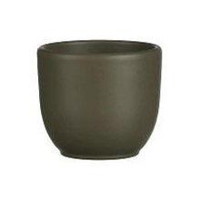 Pot tusca d8,5h7,5 cm groen - Christmas house