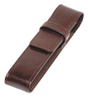Pennenetui 321 buffelleer 1dlg bruin