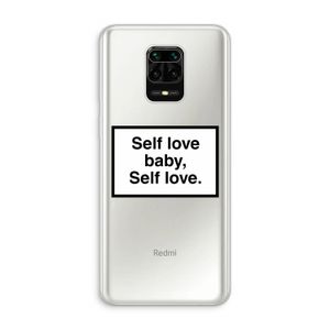 Self love: Xiaomi Redmi Note 10 Lite Transparant Hoesje