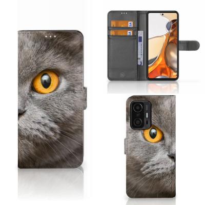 Telefoonhoesje | Met pasjeshouder | Xiaomi 11T | 11T Pro Britse Korthaar