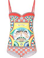 Dolce & Gabbana maillot de bain à imprimé Carretto - Rouge - thumbnail