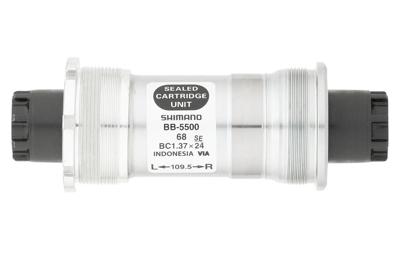 Shimano BB-5500 Trapas 109,5 mm ITA - Zilver Shimano BB-5500 Trapas 109,5 mm ITA - Zilver