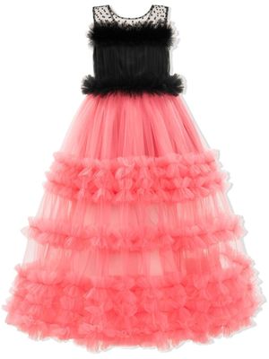 Tulleen robe Stacia en tulle - Noir