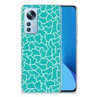 Xiaomi 12 | 12X | Hoesje maken | Cracks Blue