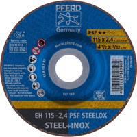PFERD TOOLS PSF STEELOX 61740326 Doorslijpschijf gebogen 115 mm 25 stuk(s) RVS, Staal