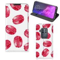 Motorola One Zoom | Flip Style Cover | Pink Macarons Motorola One Zoom | Flip Style Cover | Pink Macarons