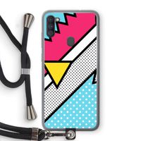 Pop Art #3: Samsung Galaxy A11 Transparant Hoesje met koord Pop Art #3: Samsung Galaxy A11 Transparant Hoesje met koord