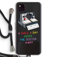 Smile: Pixel 4a 5G Transparant Hoesje met koord