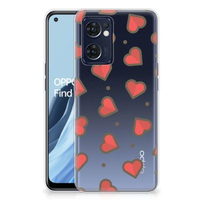OPPO Reno 7 5G | Find X5 Lite | TPU bumper | Hearts