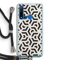 Crazy pattern: Huawei P20 Lite (2019) Transparant Hoesje met koord