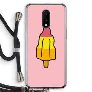 Raketijsje: OnePlus 7 Transparant Hoesje met koord