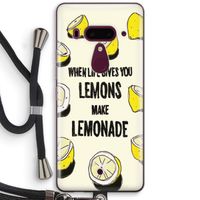 Lemonade: HTC U12+ Transparant Hoesje met koord