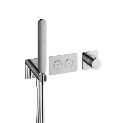 Hotbath Gal Hotbath Gal Afbouwdeel voor inbouwthermostaat met 2 pushbuttons chroom PB7071EXTCR