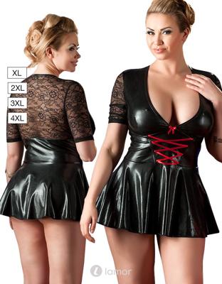 * COTTELLI Wetlook Dessous Jurkje Grote Maten, CC2715201