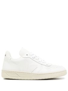 VEJA baskets en cuir à lacets - Blanc