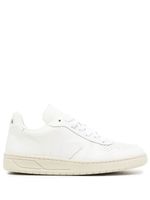 VEJA baskets en cuir à lacets - Blanc