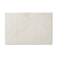 Vloerkleed wave - wit - 60x90 cm Vloerkleed wave - wit - 60x90 cm