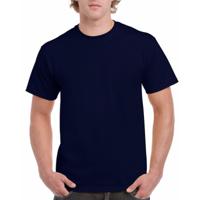 T-shirts navy blauw voor heren - zware 200gr kwaliteit - Basic shirts - Katoen - Korte mouwen