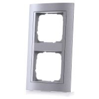 021236  - Frame 2-gang aluminium 021236 - thumbnail