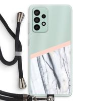 A touch of peach: Samsung Galaxy A52s 5G Transparant Hoesje met koord