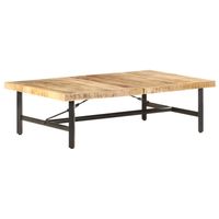 vidaXL Salontafel 142x90x42 cm massief mangohout - thumbnail