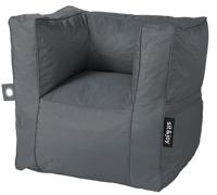 Zitzak stoel Grandio Anthracite - Weerbestendig - Zwart - Sit&Joy