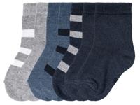 lupilu 7 paar peuters sokken (19/22, Grijs/blauw/marineblauw) - thumbnail