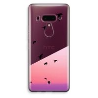 Fly away: HTC U12+ Transparant Hoesje