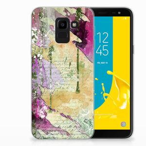 Hoesje maken Samsung Galaxy J6 2018 Letter Painting