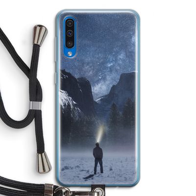 Wanderlust: Samsung Galaxy A50 Transparant Hoesje met koord