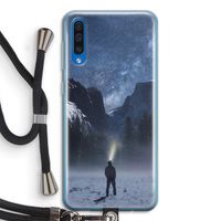 Wanderlust: Samsung Galaxy A50 Transparant Hoesje met koord