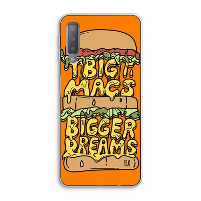 Big Macs Bigger Dreams: Samsung Galaxy A7 (2018) Transparant Hoesje