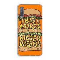 Big Macs Bigger Dreams: Samsung Galaxy A7 (2018) Transparant Hoesje Big Macs Bigger Dreams: Samsung Galaxy A7 (2018) Transparant Hoesje