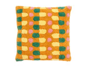 Villa Collection Styles Sierkussen 45 x 45 cm - Oranje/Groen