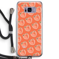 Just peachy: Samsung Galaxy S8 Plus Transparant Hoesje met koord