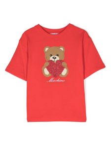 Moschino Kids t-shirt Teddy Bear - Rouge