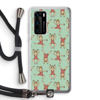Gymboys: Huawei P40 Transparant Hoesje met koord
