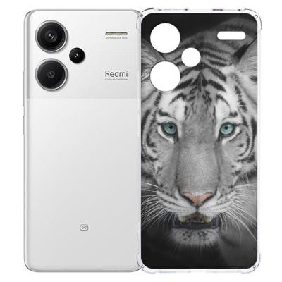 Xiaomi Redmi 13 Pro Plus Hoesje - Tijger TPU Antishock Xiaomi Redmi 13 Pro Plus Hoesje - Tijger TPU Antishock
