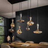 Giga Meubel - Hanglamp 4+3 Karaf Artic Zwart