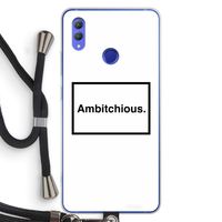 Ambitchious: Honor Note 10 Transparant Hoesje met koord