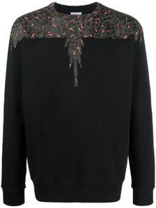 Marcelo Burlon County of Milan sweat à imprimé Animalier Wings - Noir