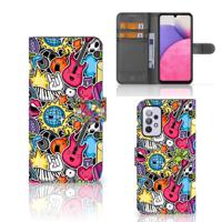 Samsung Galaxy A33 5G | Wallet Case | met Pasjes | Punk Rock