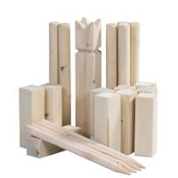 Outdoor Play Kubb Game met draagtas