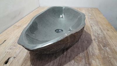 Aufsatzwaschbecken aus Flussstein RXXL2503710, 77x41x15 cm Aufsatzwaschbecken aus Flussstein RXXL2503710, 77x41x15 cm