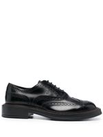 Tod's chaussures oxford en cuir à lacets - Noir