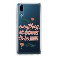Optimistic flower girl: Huawei P20 Transparant Hoesje