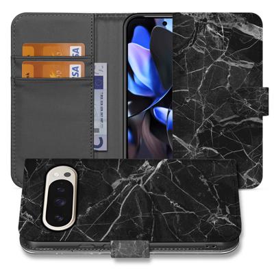 Marmer Zwart Google Pixel 10 | 10 Pro | Book Case | Portemonnee hoesje