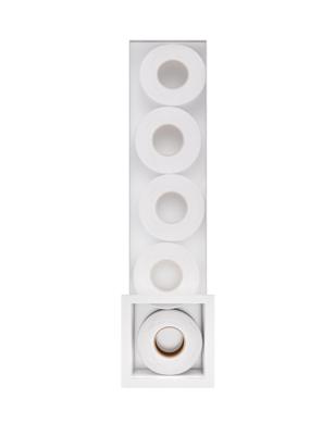 Hotbath &MORE Inbouw reserverol houder voor 6 rollen 16x60x14cm Mat Wit
